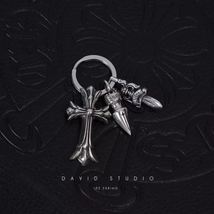 DOUBLE CROSS MULTI KEY RING