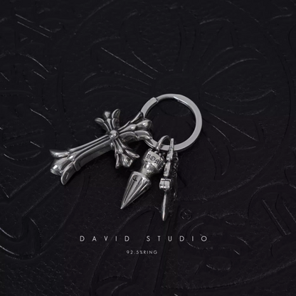 DOUBLE CROSS MULTI KEY RING