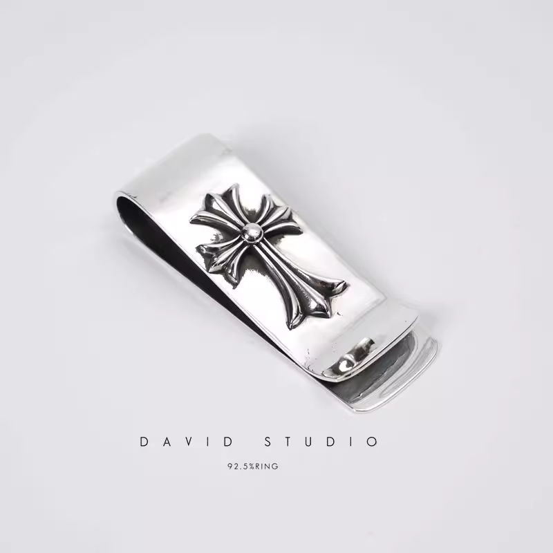 Chrome Hearts Double Cross Money Clip | Shop | David Studio