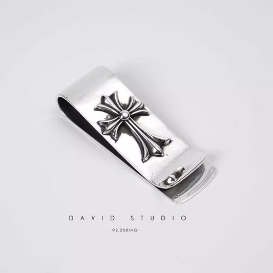 Chrome Hearts Double Cross Money Clip