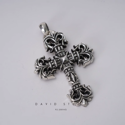 LARGE FILIGREE CROSS PENDANT