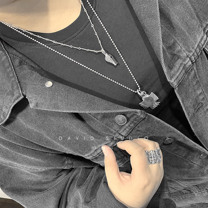 MINI DAGGER WHISTLE PENDANT – TWIST CHAIN