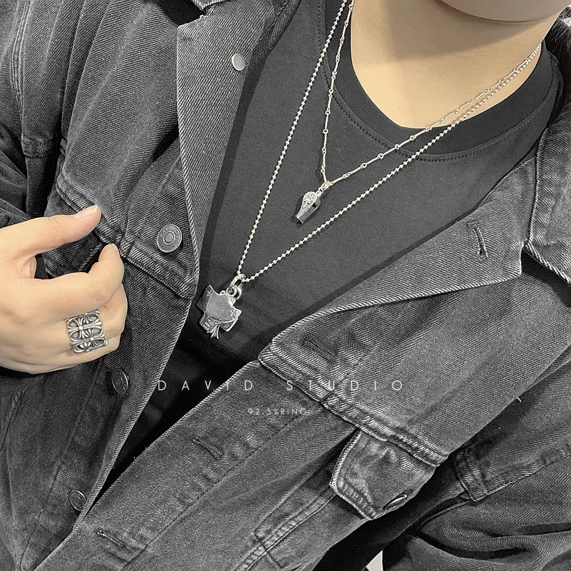 MINI DAGGER WHISTLE PENDANT – TWIST CHAIN