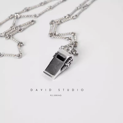 MINI DAGGER WHISTLE PENDANT – TWIST CHAIN