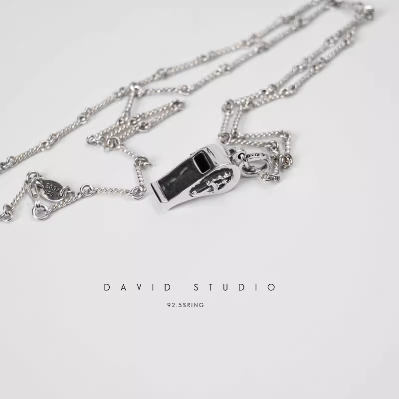 MINI DAGGER WHISTLE PENDANT – TWIST CHAIN