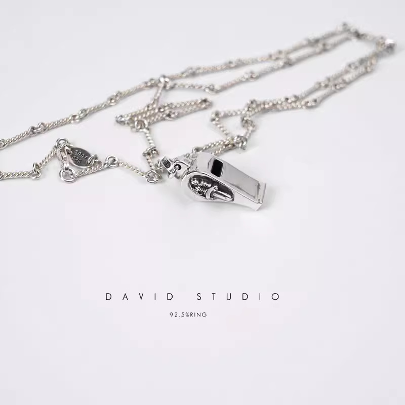 MINI DAGGER WHISTLE PENDANT – TWIST CHAIN