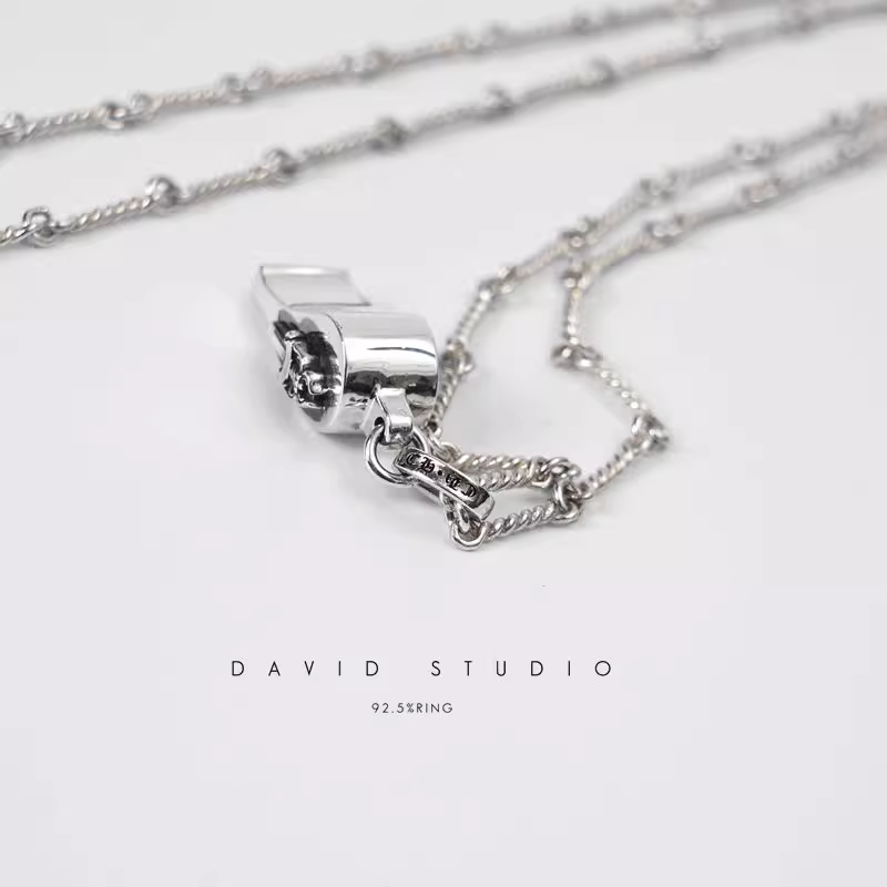 MINI DAGGER WHISTLE PENDANT – TWIST CHAIN