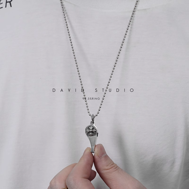 CH PLUS WHISTLE PENDANT – BALL CHAIN
