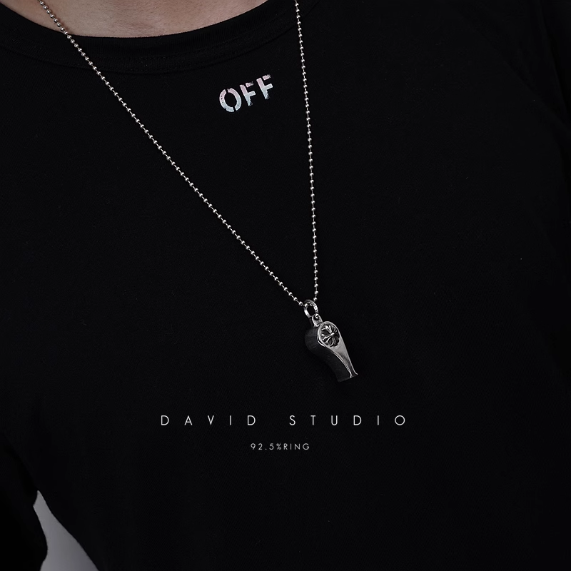 CH PLUS WHISTLE PENDANT – BALL CHAIN