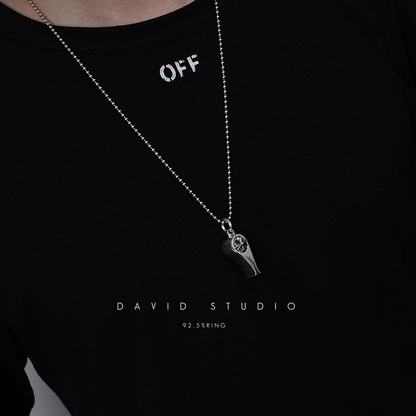 CH PLUS WHISTLE PENDANT – BALL CHAIN