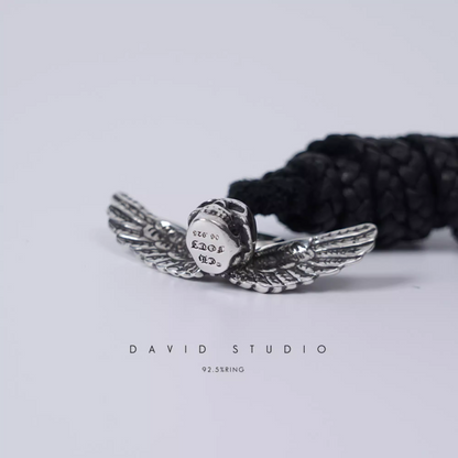 FOTI MAHALIA PENDANT – LEATHER BRAID