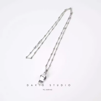 MINI CH PLUS WHISTLE PENDANT – TWIST CHAIN