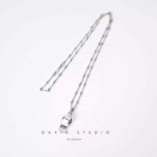 MINI CH PLUS WHISTLE PENDANT – TWIST CHAIN