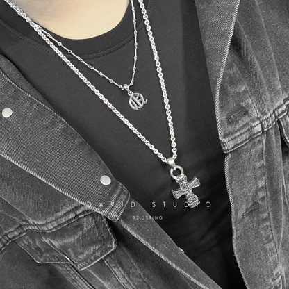 CELTIC CROSS PENDANT – ROLL CHAIN