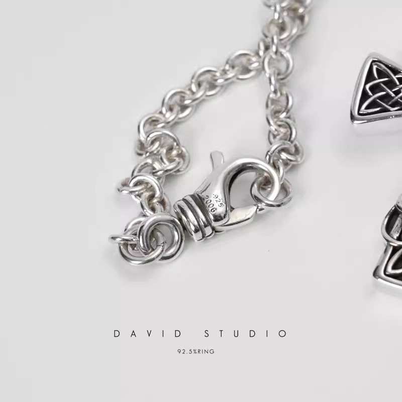 CELTIC CROSS PENDANT – ROLL CHAIN