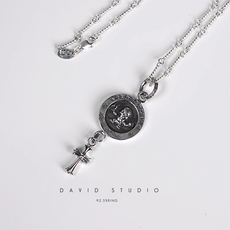 FOTI MEDALLION BABY CROSS CHARM – TWIST CHAIN