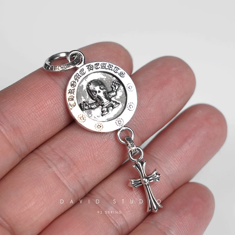 FOTI MEDALLION BABY CROSS CHARM – TWIST CHAIN