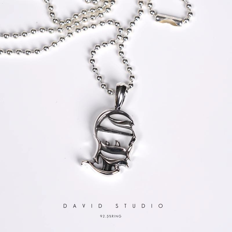 CH LOGO PENDANT – BALL CHAIN