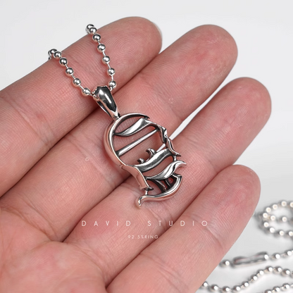 CH LOGO PENDANT – BALL CHAIN