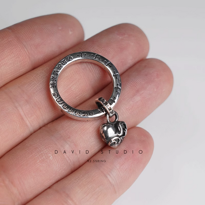 STACK HEART RING