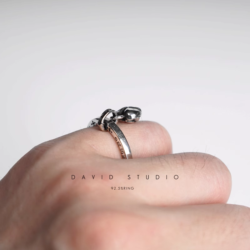 STACK HEART RING