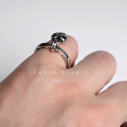 STACK HEART RING