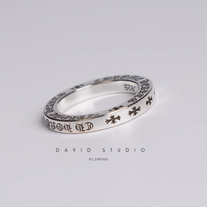 CHROME HEARTS 3MM FUCK YOU RING – SPACER