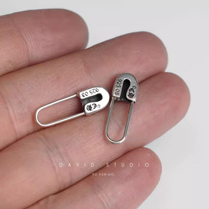 SAFETY PIN EARRINGS