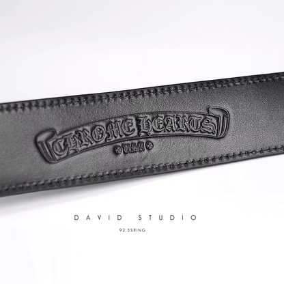 MULTI COLOR CROSS COWHIDE LEATHER BELT