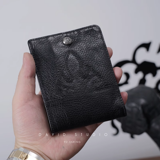 SNAP HORSESHOE BUTTON FLEUR TAIL WALLET