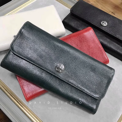 SNAP CROSS BUTTON LONG WALLET