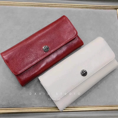 SNAP CROSS BUTTON LONG WALLET