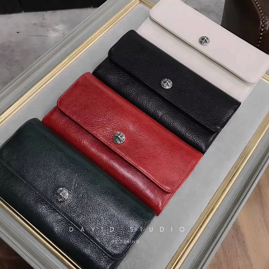 SNAP CROSS BUTTON LONG WALLET