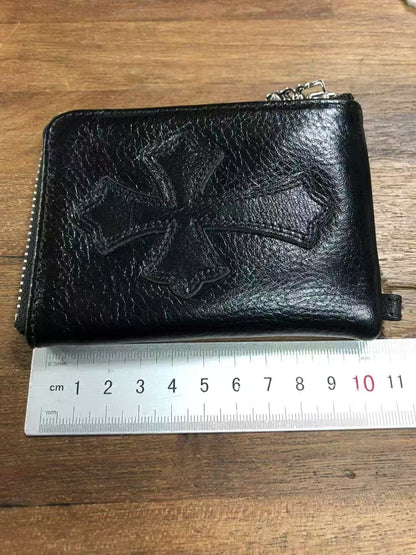 DOUBLE DAGGER ZIP CROSS WALLET