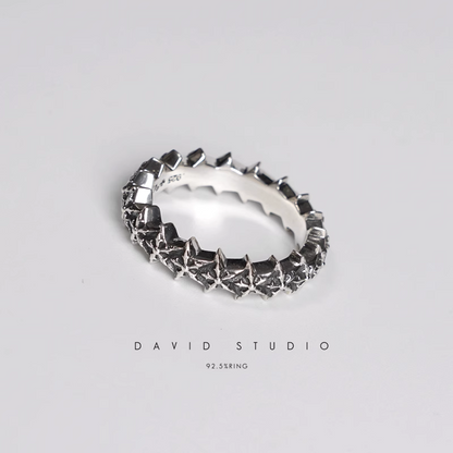 5 SIDED STAR LOOP RING