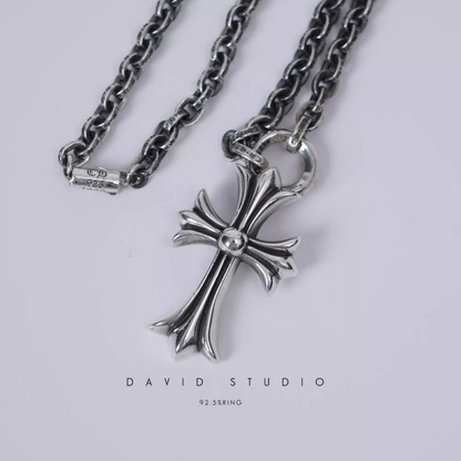 SMALL CROSS PENDANT WITH BAIL – PAPER CHAIN（PACKAGE）