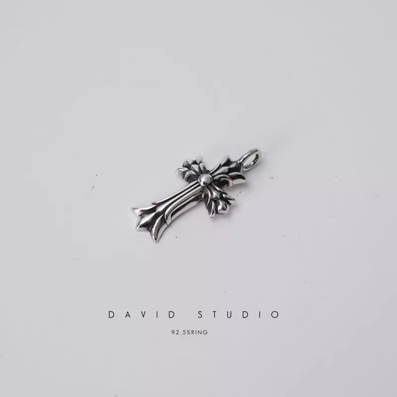 DOUBLE CROSS CHARM