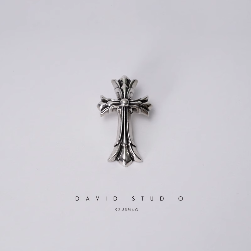 SMALL DOUBLE CROSS PENDANT