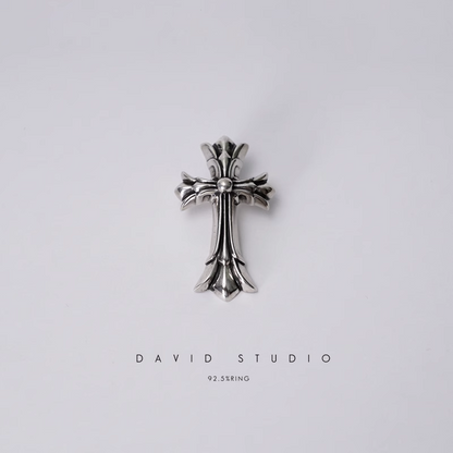 SMALL DOUBLE CROSS PENDANT