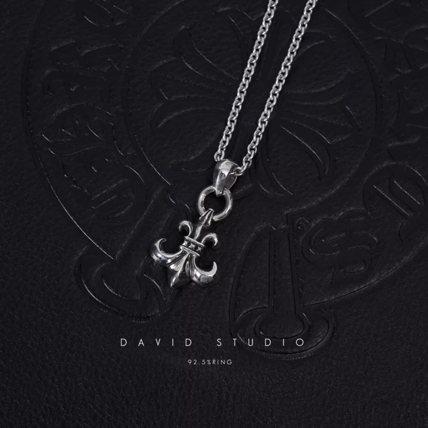 BS FLEUR PENDANT WITH BAIL – ROLL CHAIN