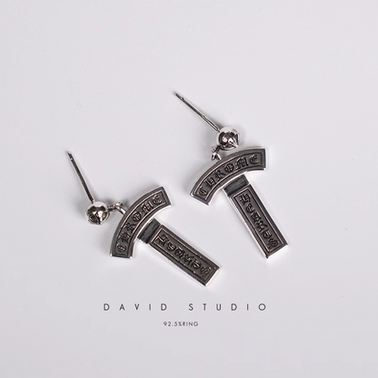 CH LOGO DROP EARRINGS