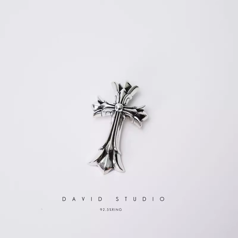 LARGE DOUBLE CROSS PENDANT
