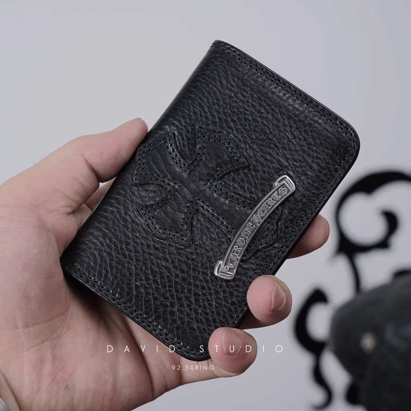 BIFOLD LEATHER BLACK WALLET