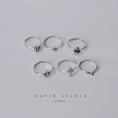 MS.CH PLUS/CROSS/FOTI MAHALI/STAR/TONGUE/HEART RING