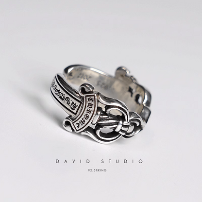 DOUBLE DAGGER RING