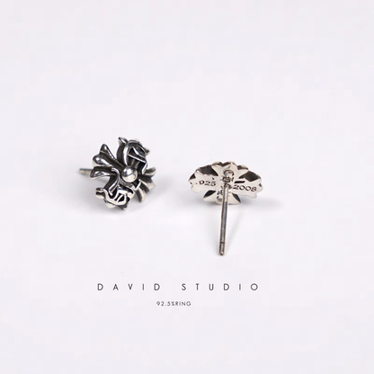 CH LOGO PLUS STUD EARRINGS