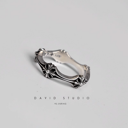 CHROME HEARTS CH PLUS & BONE RING