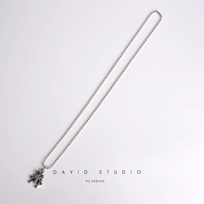 CEMETERY CUT OUT PENDANT – BALL CHAIN