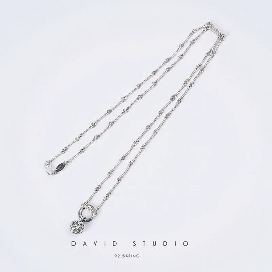 PYRAMID PLUS BALL CHARM – TWIST CHAIN
