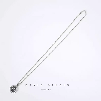 FOTI MEDALLION PENDANT – TWIST CHAIN